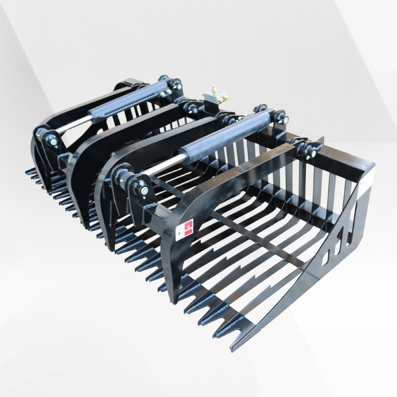 Skid Steer Rock Grapple Bucket